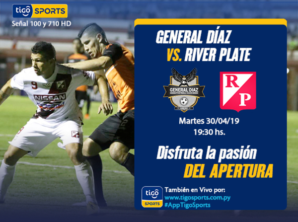 General Díaz y River, rivales directos por la permanencia