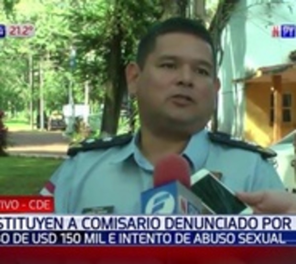 Comisario acusado de robo y abuso fue destituido - Paraguay.com