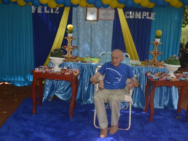 Ex combatiente cumplió 107 años y familiares reclaman mejor asistencia