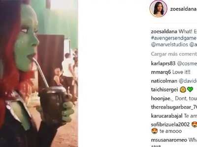 Avengers: Gamora sorprende a los fans tomando mate