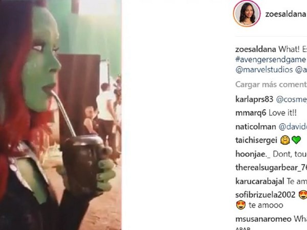 Avengers: Gamora sorprende a los fans tomando mate