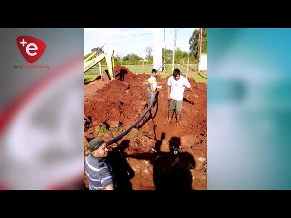 AMPLÍAN RED DE AGUA POTABLE EN B° SAN ANTONIO DE ENCARNACIÓN