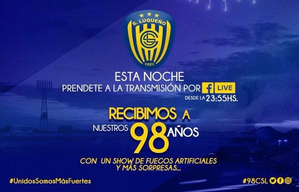 Aniversario de Luqueño, por Facebook - Deportes - ABC Color