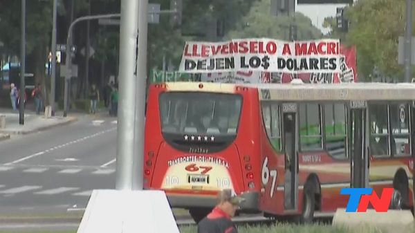Huelga y marchas contra las políticas económicas de Macri en Argentina