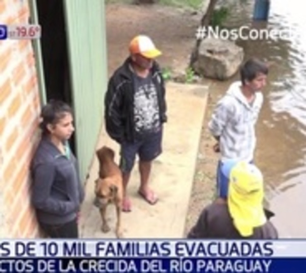 Más de 10.000 familias asuncenas fueron evacuadas por la crecida - Paraguay.com