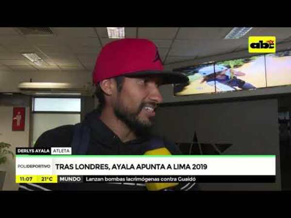 Llegó Derlys Ayala tras maratón en Londres - Tv - ABC Color