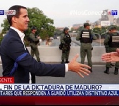 Reacciones al llamado de levantamiento contra la dictadura de Maduro  - Paraguay.com