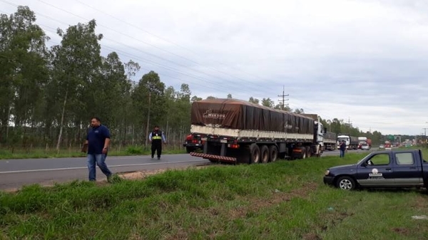 HOY / Inician fuerte operativo de control de camiones de cargas en ruta