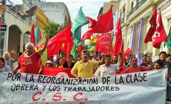Marcha del 1 de mayo: que el sueldo mínimo suba a US$ 476 piden los sindicatos | Paraguay en Noticias