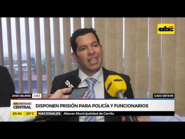 Disponen prisión para policía y funcionarios - Tv - ABC Color