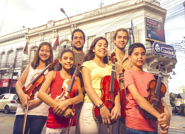 Músicos paraguayos en la Convención Suzuki