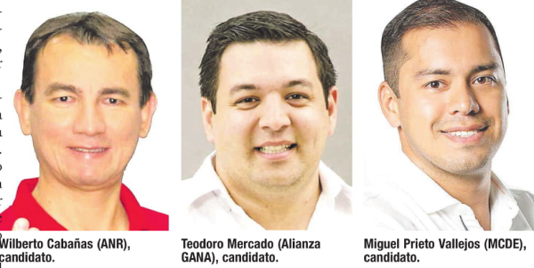 Tres candidatos siguen en disputa por la intendencia | Diario Vanguardia 07