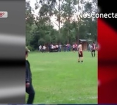 Batalla campal en partido de la Liga Caaguaceña - Paraguay.com