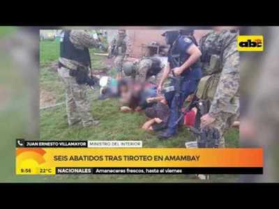 Juan Villamayor sobre tiroteo en Amambay - Tv - ABC Color