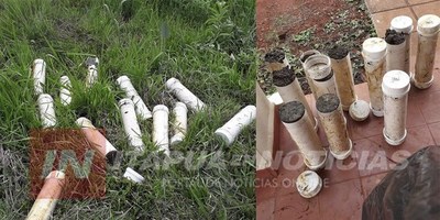 HALLAN 24 KILOS DE MARIHUANA PICADA DISTRIBUIDA EN 12 TUBOS.