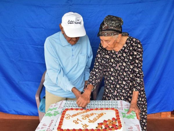 Una increíble historia de amor: cumplieron 81 años de casados