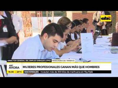 Mujeres profesionales ganan más que los hombres - Tv - ABC Color