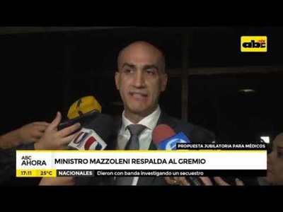 Ministro de Salud sobre propuesta jubilatoria para los médicos - Tv - ABC Color