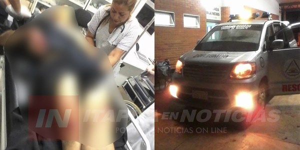 CNEL. BOGADO: HALLAN A HOMBRE TIRADO Y HERIDO AL COSTADO DE LA RUTA 1.