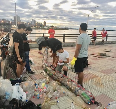 Crean captador de basuras y esperan más materiales y ayuda de mano de obra - ADN Paraguayo