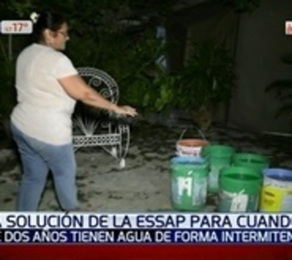 Vecinos hartos del pésimo servicio de la Essap   - Paraguay.com