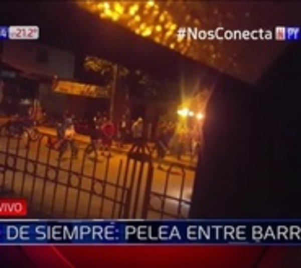 Barras de Cerro y Olimpia se enfrentan a tiros en Capiatá - Paraguay.com