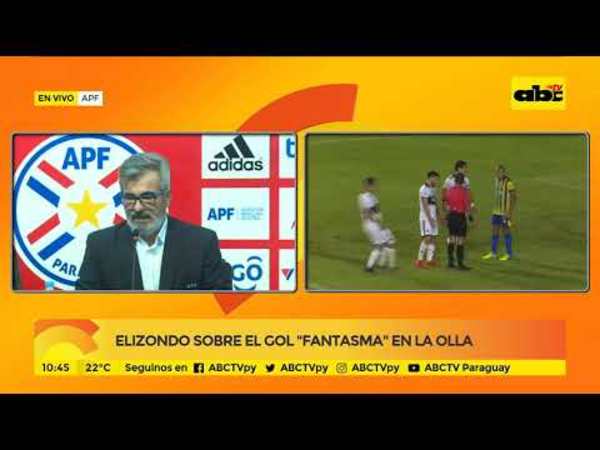 Elizondo sobre el gol fantasma en la Olla - Tv - ABC Color