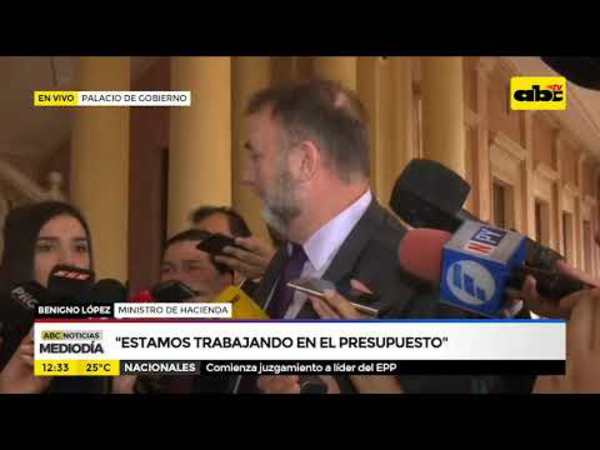 Benigno López: Estamos trabajando en el presupuesto - Tv - ABC Color