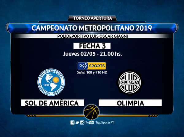 Los Kings visitan a Sol de América en barrio Obrero