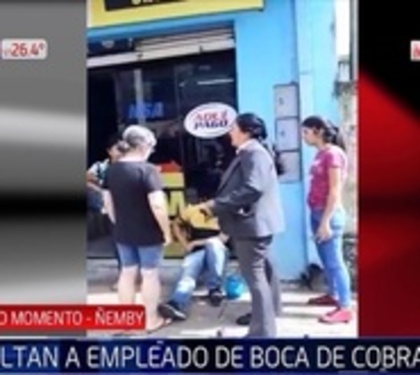 Malvivientes asaltan a empleado de boca de cobranzas en Ñemby - Paraguay.com