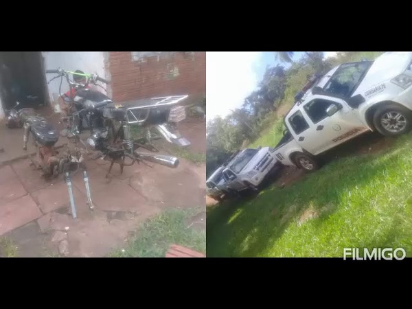 Incautan sup. marihuana y partes de motocicletas