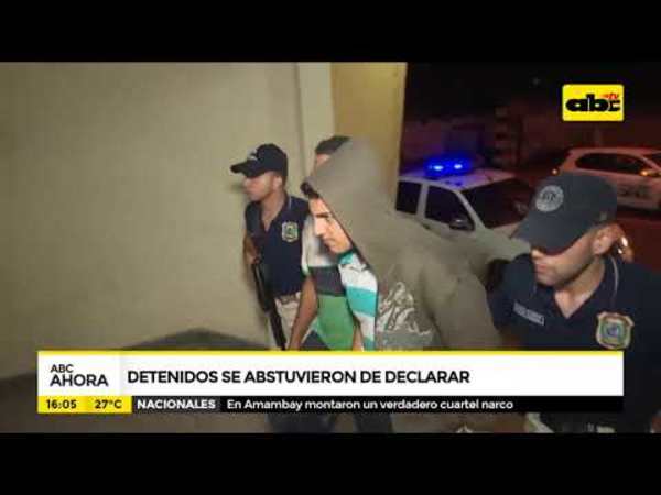 Operativo Romai: Detenidos se abstuvieron de declarar - Tv - ABC Color