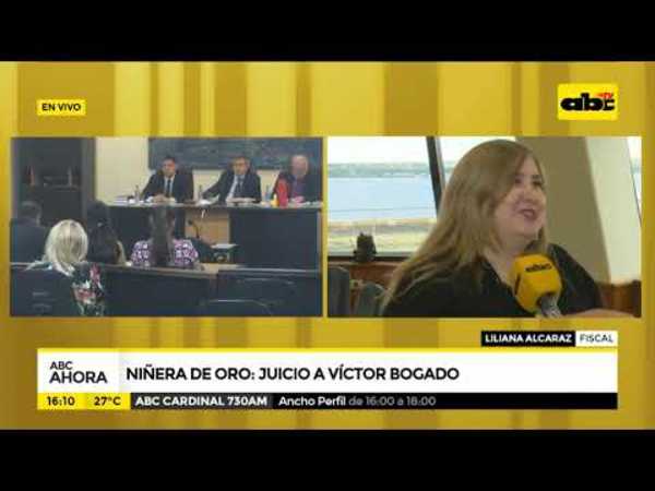 Niñera de oro: Juicio a Victor Bogado - Tv - ABC Color