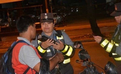 Caminera "pilló" a más de 40 alcoholizados en feriado del trabajador