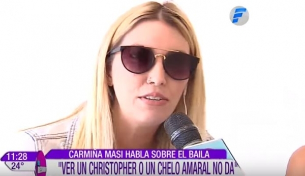 Carmiña Masi no quiere ver ex "Calle 7" en "Baila Conmigo"