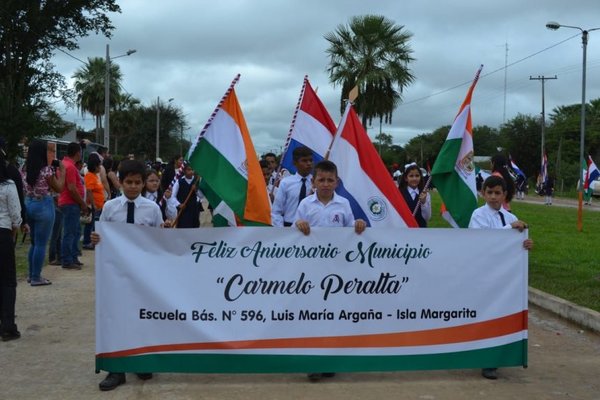 Celebran aniversario del distrito de Carmelo Peralta - Nacionales - ABC Color