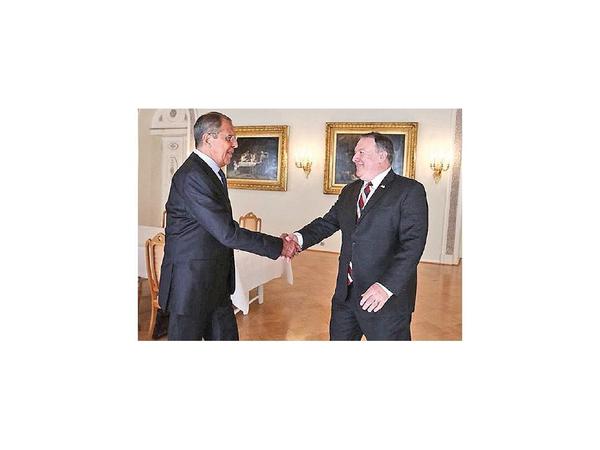 Pompeo y Lavrov hablarán sobre Venezuela en Finlandia