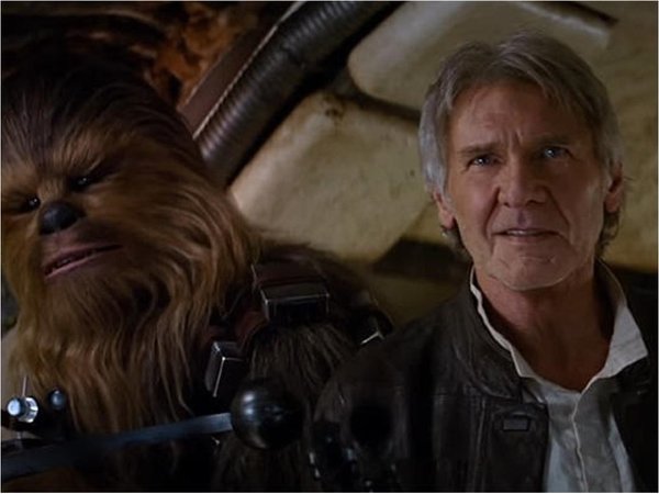 Harrison Ford se despide de Chewbacca