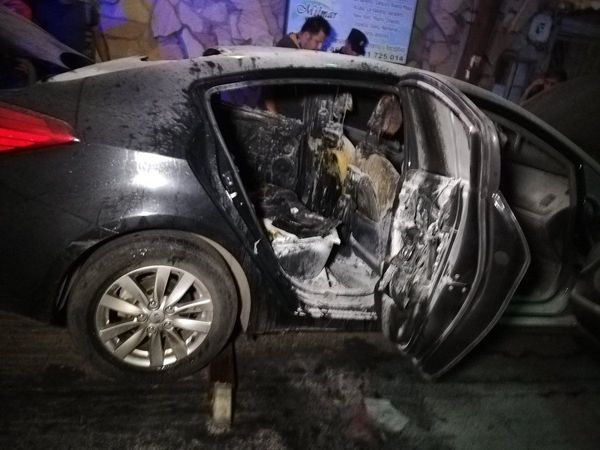 Tortoleros queman auto en el centro de Asunción  | Paraguay en Noticias 