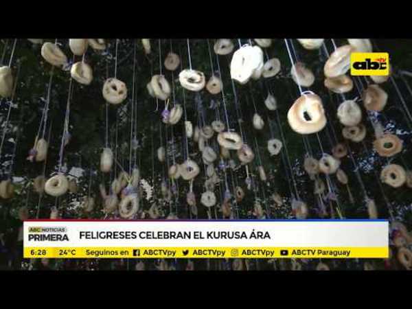 Feligreses celebran el Kurusu ára - Tv - ABC Color