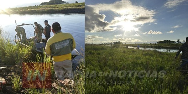 INTENSA BÚSQUEDA DEL HOMBRE DESAPARECIDO AYER EN EL ARROYO AGUAPEY.