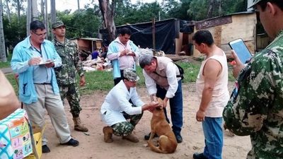 Vacunan e inspeccionan a mascotas en albergues de damnificados - ADN Paraguayo