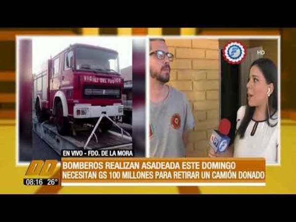 Bomberos necesitan G. 100 millones para retirar camión donado