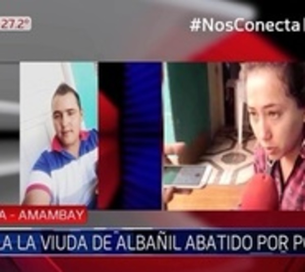 Operativo en Piroy: Esposa de albañil fallecido pide justicia  - Paraguay.com