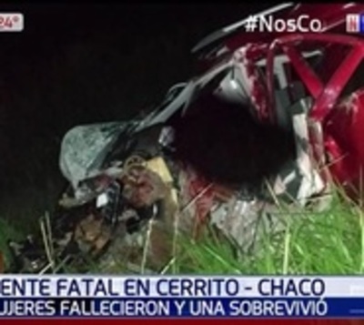 Dos mujeres mueren en violento accidente en el Chaco - Paraguay.com