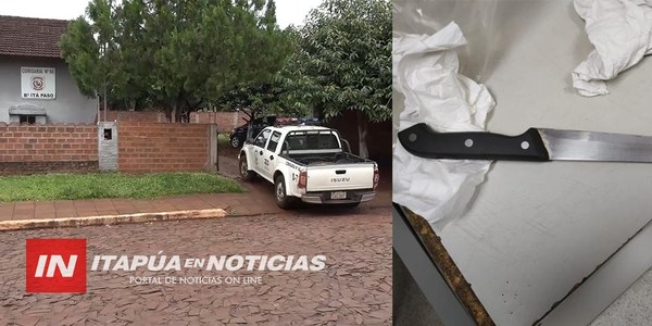 ITA PASO: “POR AMOR”, ACUCHILLÓ A SU VECINO Y EX COMPAÑERO DEL CERESO