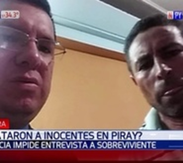 Policía impide entrevista con sobreviviente de balacera - Paraguay.com