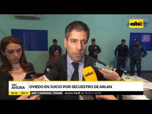 Oviedo en juicio por secuestro de Arlan - Tv - ABC Color