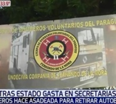 Bomberos realizan 'asadeada' por falta de recursos - Paraguay.com