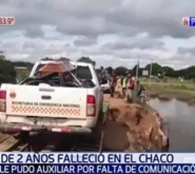 No la asistieron a tiempo y niña falleció en Presidente Hayes  - Paraguay.com